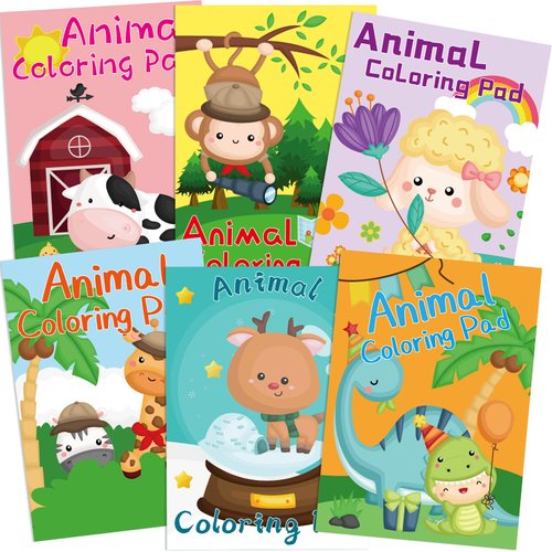 WorldBazaar Mini Coloring Books for Kids 24PCS Small Coloring Book Classroom Activities for Kids 2-4 4-8 Christmas Thanksgiving Craft Classroom School Supplies