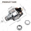Ignition Switch with Key, Siasky 4 Position Universal Key Switch, Starter Switch 12V Fit Forklift, Car, Trailer, Tractor, Truck, Acc/Off/IGN/Start