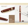 IDEAPOOL Genuine Rosewood Ballpoint Pen Writing Set - Extra 2 Black Ink Refills - Fancy Nice Gift Wooden Pen Set for Signature Executive Business Journaling