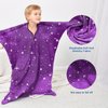 Sensory Body Sock for Kids,Sensory Sack for Relaxation, Focus,Sensory Integration,Body Sock (Medium 47''×27'' Purple)
