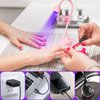 AORAEM LED Nail Lamp Portable Gooseneck Plug in Lamp Gel Light Nail Dryer Gel Polish Light Professional Nail Light for Gel Nail Home DIY