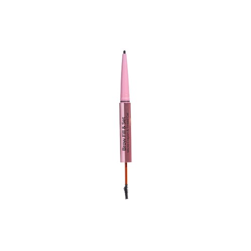 MCoBeauty Brow Fill & Set, Light/Medium, Double-Ended Brow Pencil & Tinted Gel, Natural Looking Volume, Vegan, Cruelty Free Cosmetics