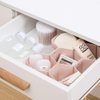 Poeland Drawer Divider Organizer Adjustable DIY Grid Honeycomb Drawer Divider for Underwear Belt Scarf Socks Pink