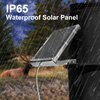 POWOXI 12V 1.7W Solar Panel for Deer Feeder Waterproof Solar Battery Charger with Mounting Bracket Alligator Clip Feeder Solar Panel 12 Volt Solar Panel