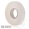 3 Rolls Double Sided Foam Tape PE Roll Foam Tape Double Faced Sponge Adhesive Mounting Tape (White, 1/8 Inch by 50 Feet)
