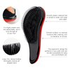 Hair Brush, 4pcs Hair Brushes for Women Men, Brush for Curly Hair Baby Mens Mini Toddler Hair Brush Red