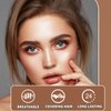IONSGAKO Hairline Powder Stick, 1PCS Hair Root Touch Up Powder Hair Shading Sponge Pen Waterproof Hair Powder for Gray Hair Coverage, Thinning Hair Root Cover Up - 02 Mocha Brown