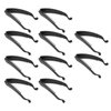 10PCS Black Banana Hair Clip, Hair Clip Clamp, Elegant Ponytail Holder Hair Accessories