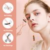Eyelash Curlers Set with Regular & Mini Precision Eyelash Curler,Partial Lash Curler with Useful Gifts 1 Separator Comb 4 Extra Refills Pads 1 Disposable Mascara Wand Rose Gold