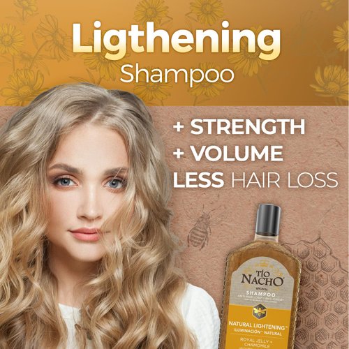 TIO NACHO Natural Lightening & Volumizing Shampoo, 14 Ounce, 3 Count