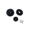 3 Pieces Hair Donut Bun Maker, Women's Donuts Hair Ring Bun Former Shape Hair Style Bun Maker Set with Black Hair Pins