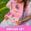 Musical Ballerina Jewelry Box for Girls - Kids Music Box with Spinning Ballerina, Ballet Birthday Gifts for Little Girls, Jewelry Boxes, 6.8 x 5.3 x 6 in - Ages 3-10, Pink