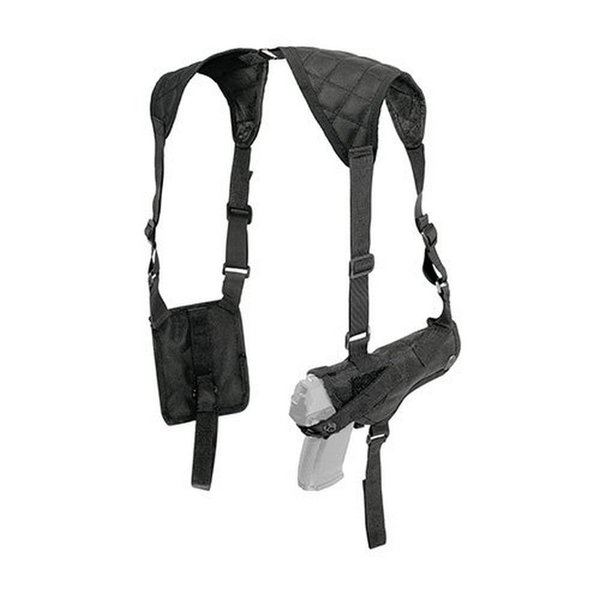 Crosman CSHB Adjustable Ambidextrous Shoulder Holster, Black