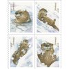 United States Postal Service Otters in Snow Postage Stamps (1 Booklet of 20 Stamps)
