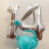 40 Inch Silver 15 Number Balloons Giant 15 or 51 Balloons Silver Birthday 15 Balloons 15th Birthday Anniversary Party Decorations Supplies