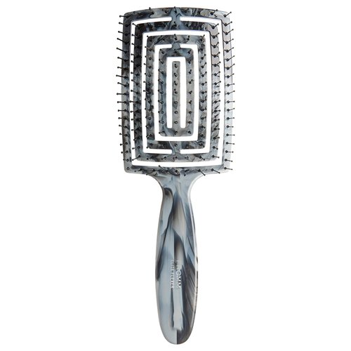 Fromm Professional Elite Flexer Ceramic x Ionic Wet & Dry Detangling Vent Brush | Gentle Hair Detangler & Massage Brush Smooths Frizz & Flyaways, Glides Through Medium to Thick Hair, Easy to Clean