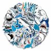 Shark Stickers - Great White Tiger Sharks Fish Waterlife Deep Sea Freshwater , Waterproof Durable Reusable Vinyl Decals, 10 , 20 , 50 , Water Bottle Bike Bumper Luggage Skateboard Graffiti, Best Gift for Everyone (20)