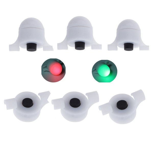 Lemonbest® Newest LED Night Fishing Strike Alert Glow Stick Bite Alarm, 3 Packs