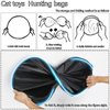 WIDJOQI Cat Toy Balls Cat Hunting Bag cat Hide and Seek Toy Cat Interactive Toy Automatic Rolling Ball Cat Toy Single Play Toy (L-AX)