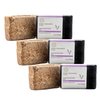 Shea Radiance African Black Soap Bar 3 Pack | Lavender