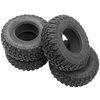 ShareGoo 1.9 inch RC Crawler Tires Rubber Mud Tires OD 103mm Compatible with Axial SCX10 90046 AXI03007 Tamiya CC01 D90 1/10 RC Crawler 1.9'' Beadlock Wheel Rims