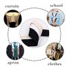 BornFeel Natural Cotton Twill Tape 55 Yards 1 Inch Bunting Bias Tape Herringbone Webbing Tape Roll for Apron Sewing Dressmaking Craft (Natural White)