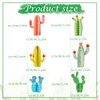 6PCS Cactus Table Centerpiece Decorations, Cactus Honeycomb Party Decorations, Summer Mexican Themed Party Decorations, Baby Shower Centerpiece Decorations&Birthday Party Decor (6-Pack)