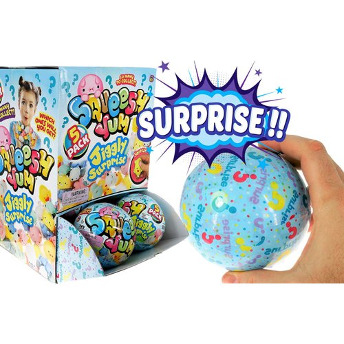 JA-RU Mini Mochi Squishy Animals Mystery Ball (1 Ball, 5 Mochi Squishy Toy) Slow Rise Squishies for Kids. Anger Management Toys. Kawaii Party Favors, Treasure Box Prizes. 3334-1p