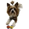 Midlee Squeaky Mini Tennis Ball for Dogs 1.5"- Pack of 12 (Yellow/Purple)- Pet Fetch Small Squeaker Interactive Squeaking Dog Toy