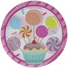 Candy Party Packs (52 Pieces for 16 Guests) - Candy Party Decorations, Candy Plates and Napkins, Ice Cream Party, Two Sweet Party, Candyland Birthday Party, Blue Orchards