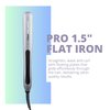 Hair Iron - CORTEXPRO, Ceramic Straightener for Professional Styling, Fast Heat, Silky Smooth Results, Carrying Case Included, One-Pass Digital Heat Tourmaline Ceramic Plates with Carrying Case.