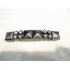 Small dark metal and rhinestone hair clip clamp barrette