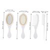 minkissy 5pcs Vanity Mirror Comb Set Paddle Brush Detangling Hair Brush Travel Vanity Mirror Round Purse Mirror Handheld Girl Makeup Set Hair Brush Holder Detangling Paddle Brush Hair Comb