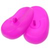 DEARMAMY Hairdressing Ear Cover:3 Pairs Waterproof Silicone Earmuffs for Hair Dye, Flat Iron, Straightener, Hot Styling Tools - Heat Protection Cover
