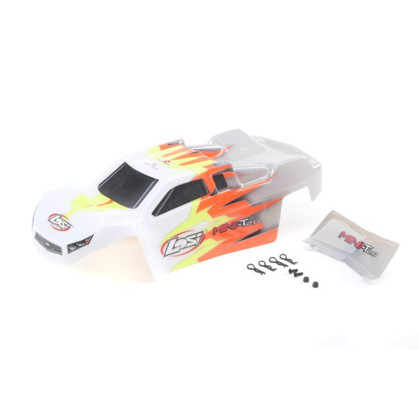 Losi Body Gray/White Mini-T 2.0 LOS210015 Car/Truck Bodies Wings & Decals