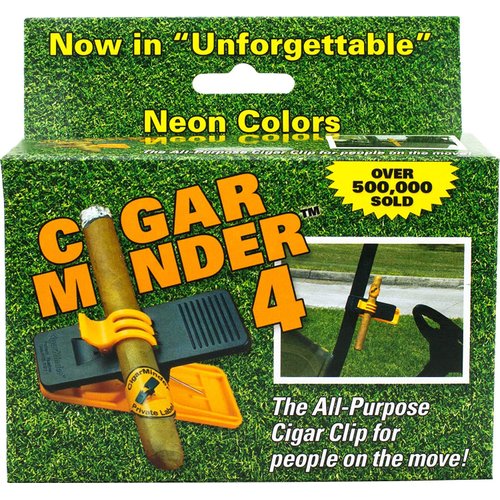 Prestige Import Group Cigar Holder Clip - Orange Cigar Minder - 5 Pack