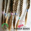 1000 Pcs Rubber Bands Hair Band Soft Elastic Hair Accessories Braids Mini Hair Ties Stretchy Hair Ties No Damage Rubber Bands for Hair Made in Vietnam (Purple - 4 Pack of 250 Pcs)