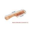SVATV Handcrafted wood Comb for Detangling Hair Comb For Thick, Curly And Wavy Hair, Non-Static and Eco-friendly Made in India N-73