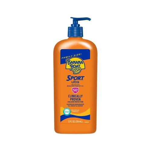 Banana Boat Ultra Sport Sunscreen Lotion, New Formula, SPF 50+, 12 Fl Oz (Pack of 1) - 2 Pack