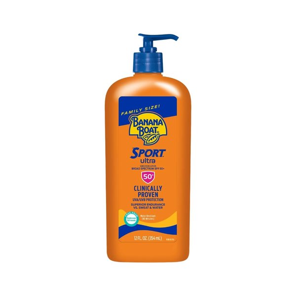 Banana Boat Ultra Sport Sunscreen Lotion, New Formula, SPF 50+, 12 Fl Oz (Pack of 1) - 2 Pack