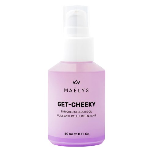 MAËLYS Cosmetics GET-CHEEKY Enriched Cellulite Oil - Anti-Cellulite Body Oil - Shea Butter & Vitamin E Target the Look of Fatty Skin & Reduce The Appearance Of Cellulite