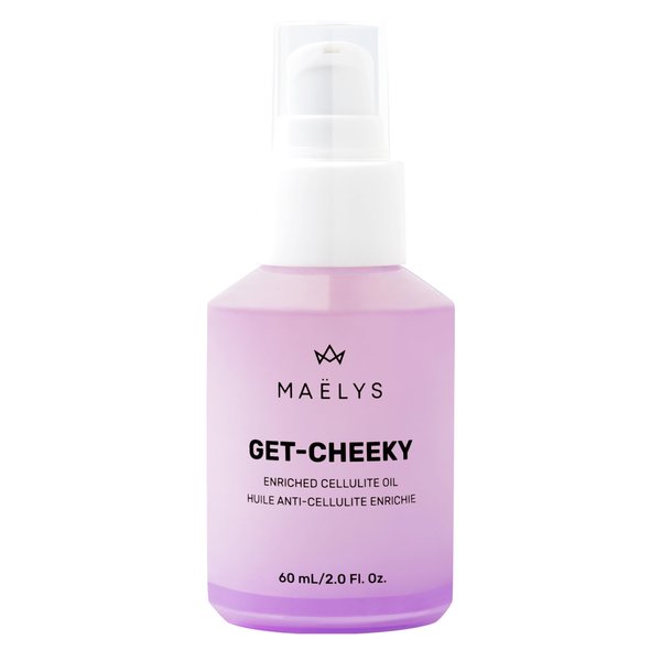 MAËLYS Cosmetics GET-CHEEKY Enriched Cellulite Oil - Anti-Cellulite Body Oil - Shea Butter & Vitamin E Target the Look of Fatty Skin & Reduce The Appearance Of Cellulite