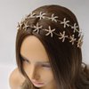 Etncy Life Wedding Headpiece Flower Girl Hair Accessories Pearl Hair Accessories for Girl and Women Bridal Wedding Tiaras (Starfish-B) (Style1-2Pcs)