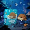 ALITTDRE Marine Animals Building Blocks Sets Mini Building Blocks Ocean Animal Sea Creatures Building Blocks Set Mini Building Blocks Toys STEM Gifts for Kids Adult(Walrus)