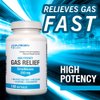 P Puregen Labs High Potency Gas Relief Softgels with Simethicone 250 mg Relieve Pressure, Bloating and Painful Discomfort Compare to Gas-X and Phazyme -200 Count Total