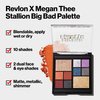 Revlon Eyeshadow Palette, Megan Thee Stallion Eye Makeup, Creamy Pigmented in Blendable Matte & Pearl Finishes, 001 Big Bad Palette, 0.37 Oz
