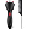 Tioncy Automatic Hair Braider Set Electric Hair Braiding Machine DIY Styling Electric Hair Braider with Rat Tail Comb Lock Machine for Dreadlocks for DIY Hair Tangling Hairstyle(USB Model)