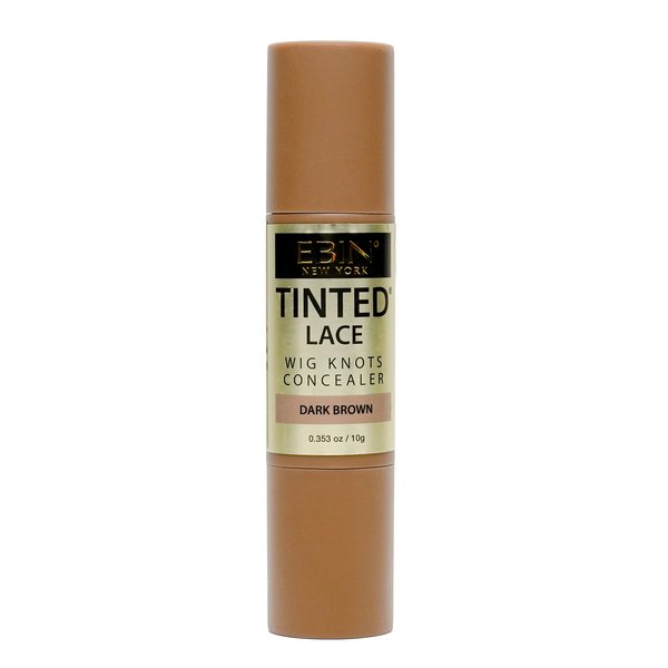 EBIN NEW YORK Tinted Lace Wig Knots Concealer - Dark Brown, 10g | Long Lasting Formula Blends Natural, Seamlessly with Your Skin Tone