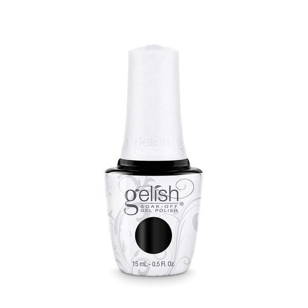 Gelish Black Shadow Soak-Off Gel Polish, Black Gel Nail Polish, Black Gel Nail Colors, Black Nail Polish, 5 ounce