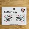 Eye Corners Face Jewels Blue Stars Bindi Rhinestone Festival Face Gems Tattoo Decorations Jewels Body Glitter Crystal Sticker Temporary Face Tattoo for Festival Rave Outfit, 2-Pack